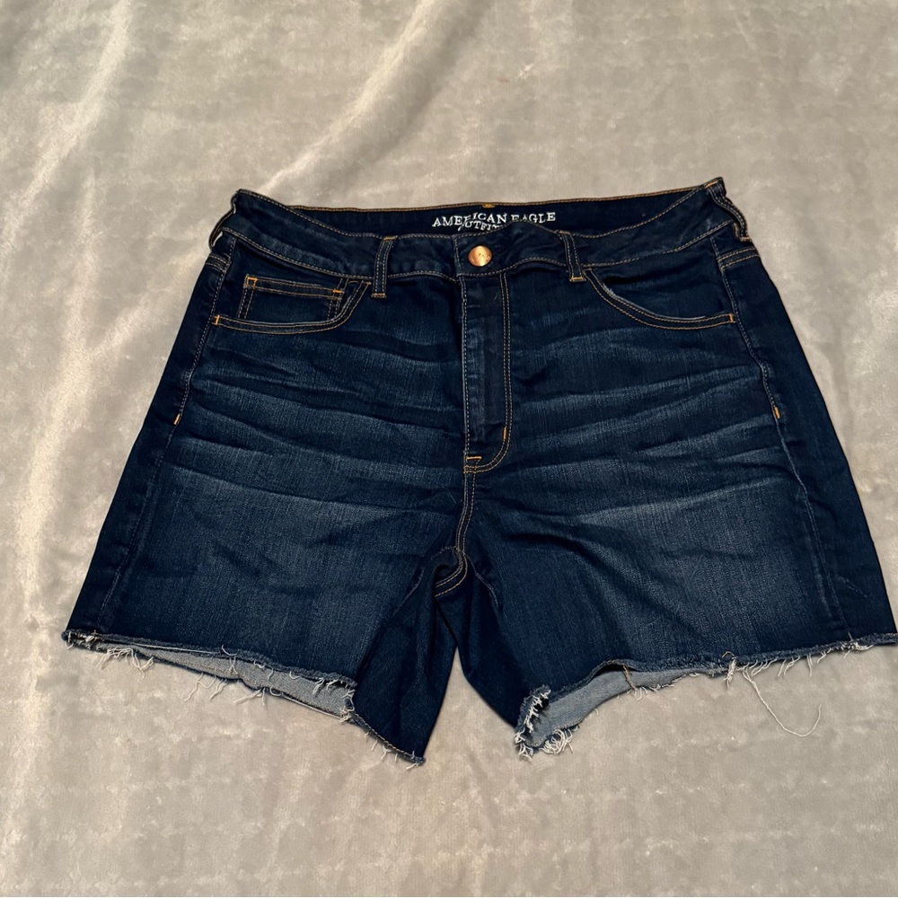 American Eagle Outfitters Women's Deep Indigo Jean Shorts
